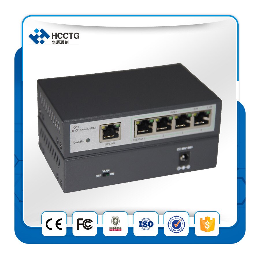 Vlan Function Network Switch For Video Surveillance HCC-204EP-E