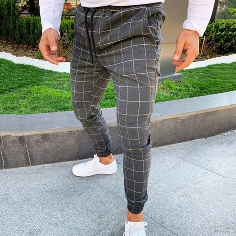 Plaid Straight-Leg Pants main image 1