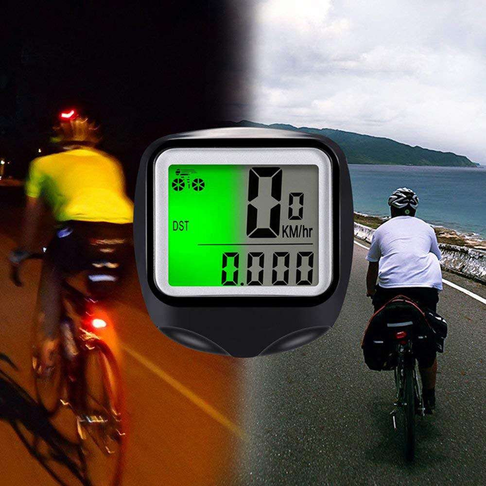 Bicycle Computer Bike Cycle Speedometer Wireless Cycling Odometer Stopwatch LED Digital Bike Power Meter Bicycle Accessories