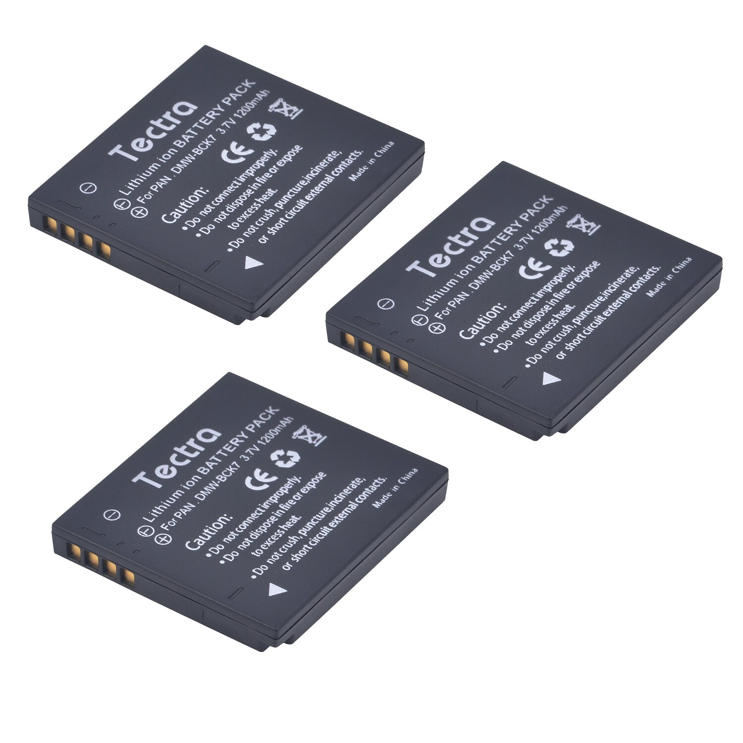 DMW-BCK7 Batterie + LED USB Chargeur pour DMW BCK7E BCK7PP NCA-YN101G Panasonic Lumix DMC-FH25 FH27 FP5 FP7 FS16 FS22 FS35 FS37 S1: 3 battery