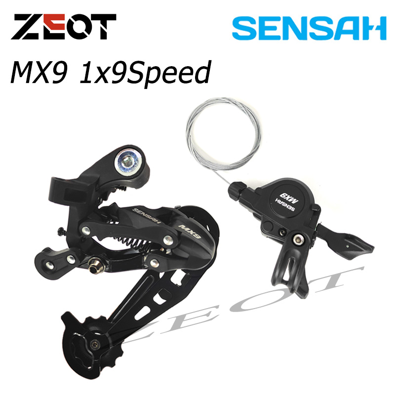 SENSAH MX9 9 Speed 1X9 9Speed Derailleurs Trigger Groupset 9S 9V Shifter Lever 9 Speed Rear Derailleur Switches For 36T 40T 42T