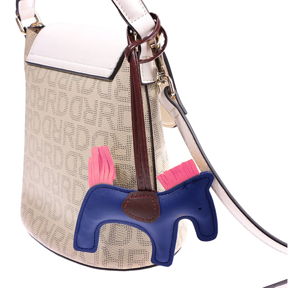 Stereo Cute Balloon Horse Keychain Key ring Cartoon Mobile Phone Bag Car Pendant Fun Keychain