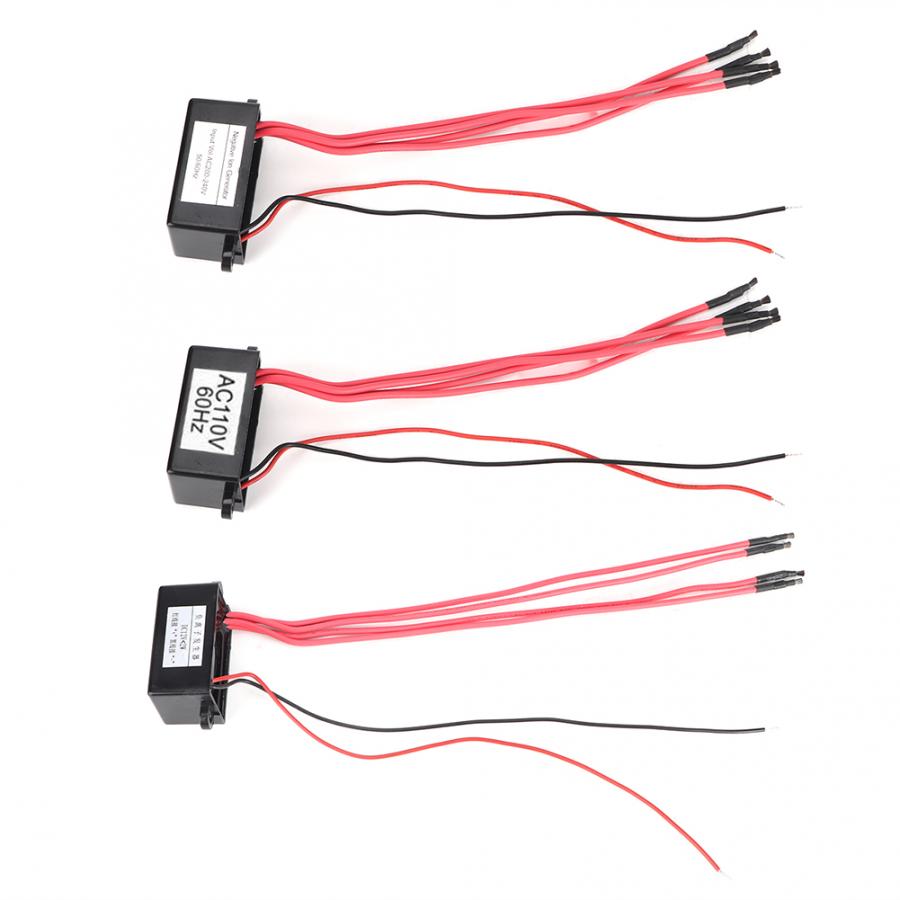 Air Purifier Generator AC 220V High Output Air Ionizer Ioniser Airborne Negative Ion Anion Generator DIY 4 Negative Line