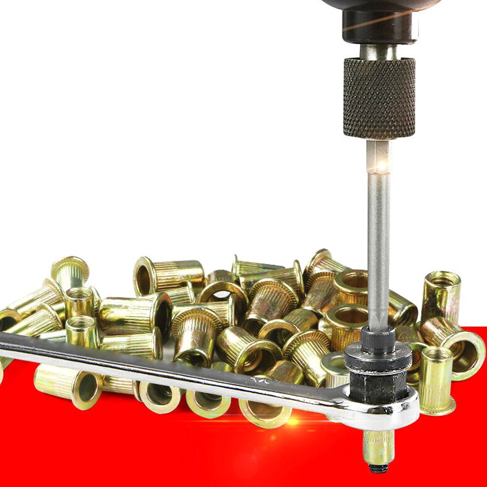 109pcs/set Pneumatic Easy Storage With Spanner DIY Handheld Nuts Tool Kit Electric Rivet Pistola Home Practical Multifunction