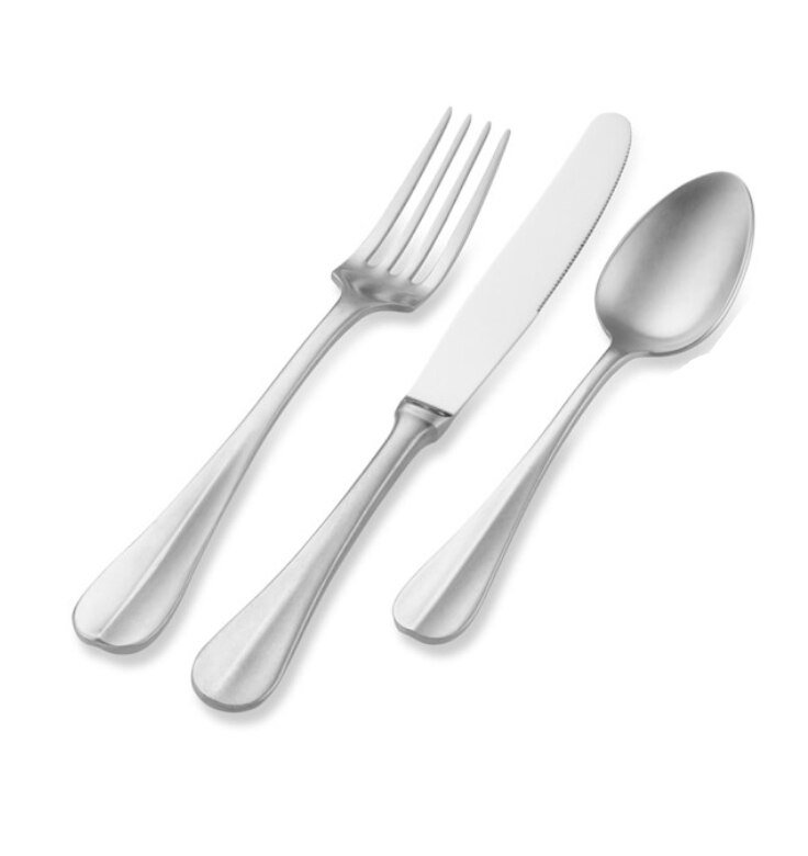 Antique Vintage Roma Flatware set stainless steel Cutlery Old English Style Vintage Thicken Dishwasher Safe HH ART