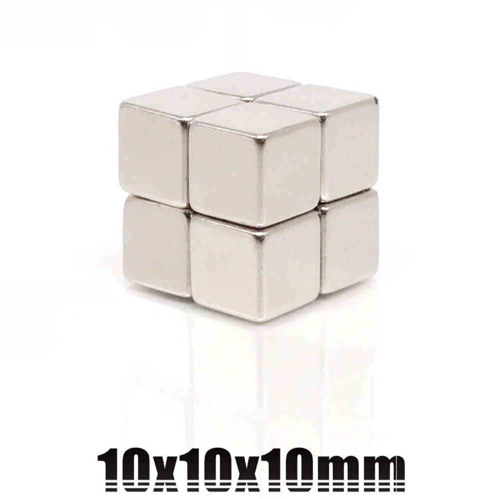 50 stks 10x10x10mm Sterke Rare Earth Blok vierkante Neodymium Magneten 10x10x10mm sterke magneet mmmx10mmx10mm 10x10x10 10*10*10