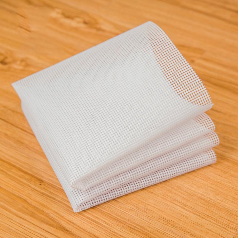 Square Silicone Steamer Mesh Pad Non-stick Round Shape Pad Dumplings Baking Mat Home Kitchen Tools Steamed Buns Baking Pastry