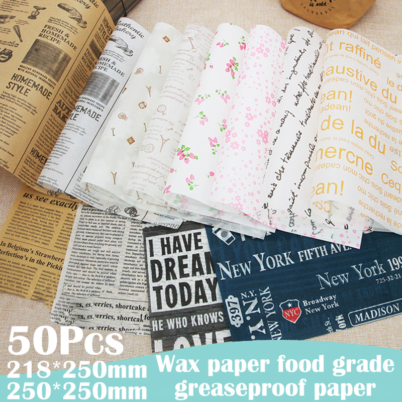 50 vokspapir matfettfast papir