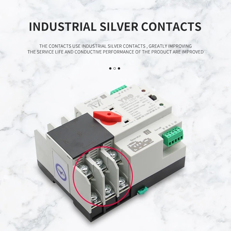 Din Rail 2P Mini ATS Dual Power Automatic Transfer... – Vicedeal