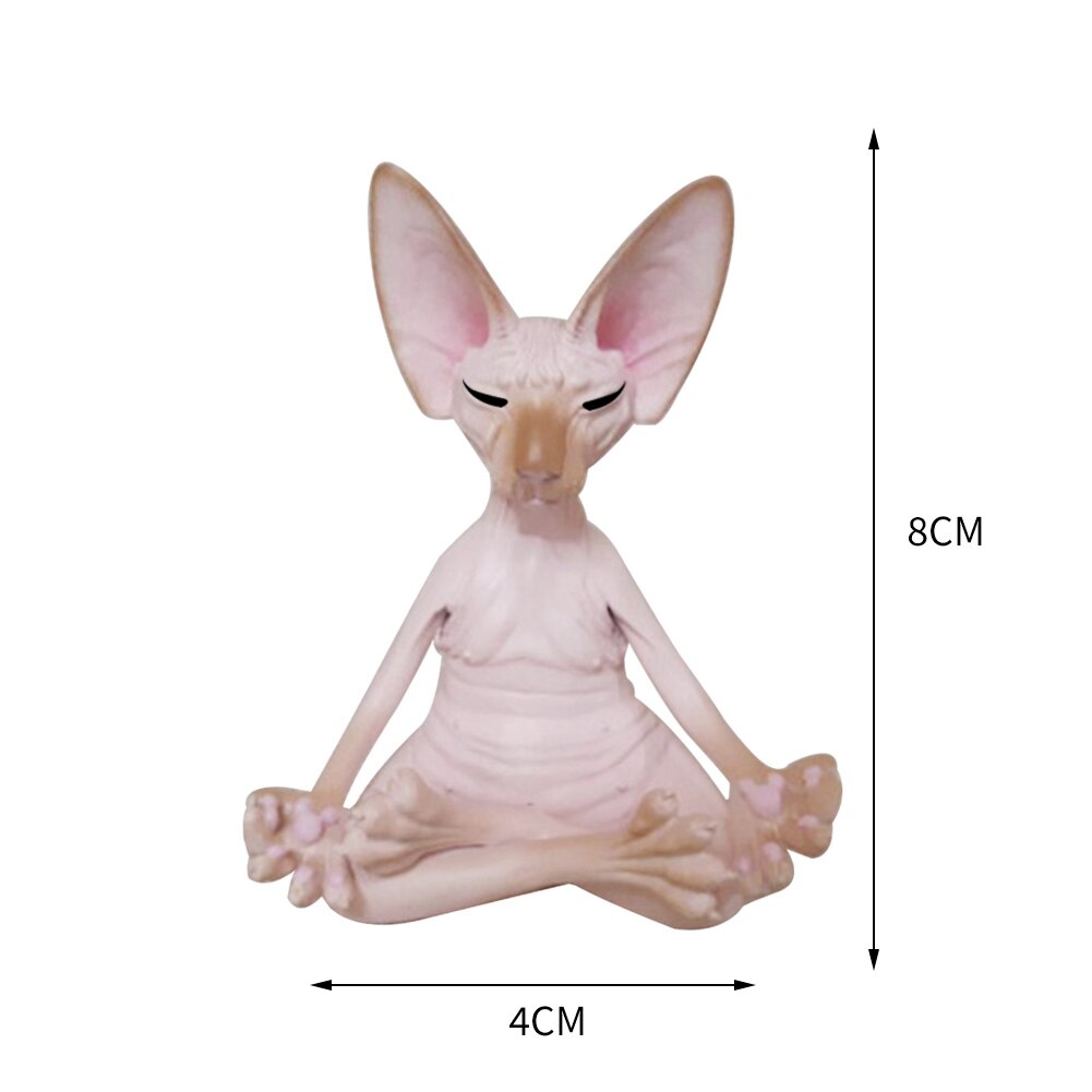 Garden Cat Statue Sphinx Animals Statues for Home Garden Outdoor Yard Lawn Balcony Bedroom Desk Decor Ornaments: Style E