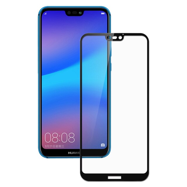 3D Tempered Glass For Huawei P20 Lite light Glass Armor Screen Protector Glas Hawei P 20 Pro 20Pro 20lite P20Pro P20Lite Film: Black / P20 Pro (6.1inch)