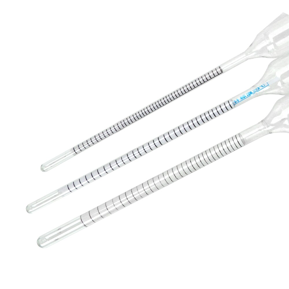 Niceyard 4 Stuk/set 0-100% Professionele Blaastest Alcohol Tester Alcoholometers Concentratie Meter Voor Wijn Alcohol