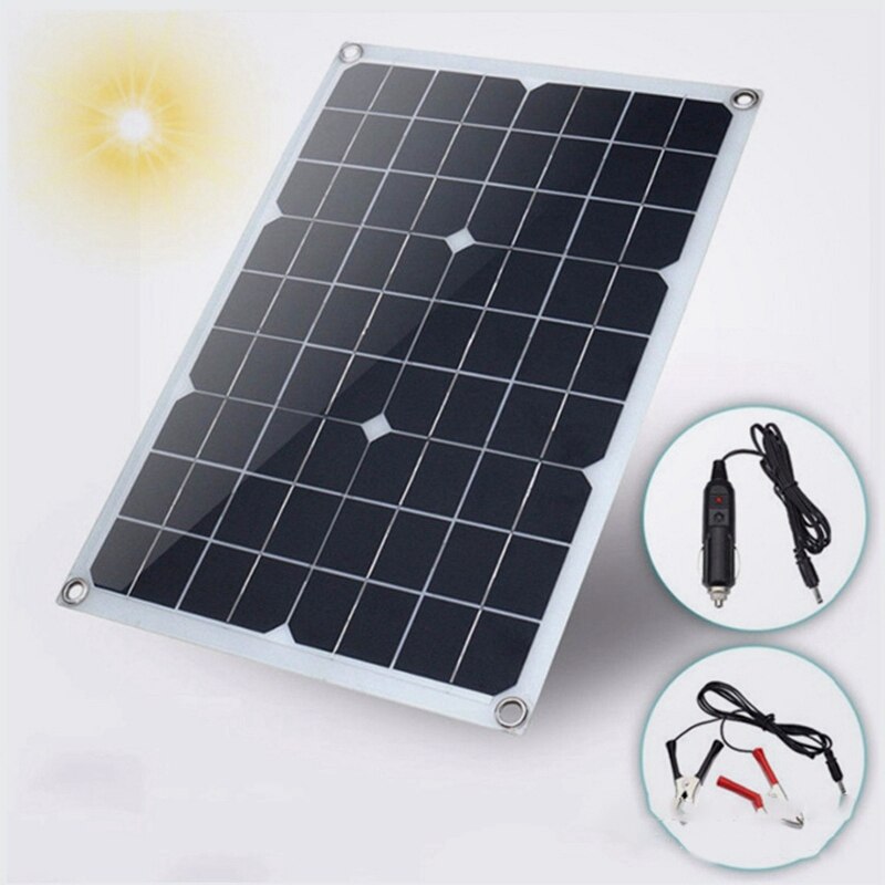 20W 18V Monocrystalline Solar Photovoltaic Panel Portable Solar Charging Panel Solar Panel