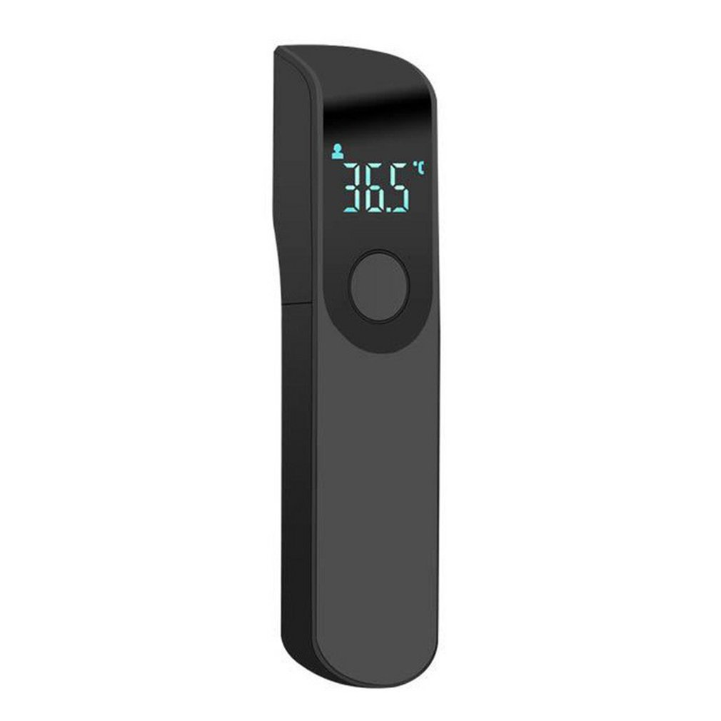 Husholdnings infrarødt termometer digitalt berøringsfrit termometer værktøj håndholdt ir temp pyrometer infrarødt termometer: Sort
