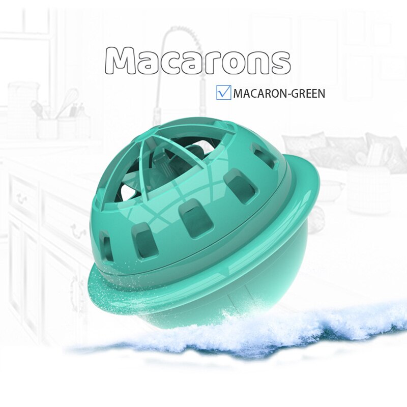 Mini Ultrasonic Dishwasher Portable Multifunctional Fruit Vegetable Dish Washer USB Charging Household Dish Washing Machine: green