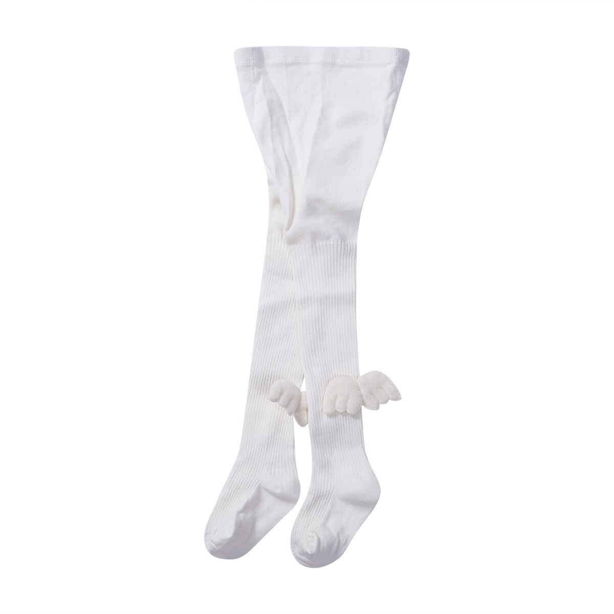 Toddler Baby Kids Soft Cotton Angel Wings Pantyhose Tights Hosiery Winter Warm Stockings Children Girl Tights: White / 4-6Y