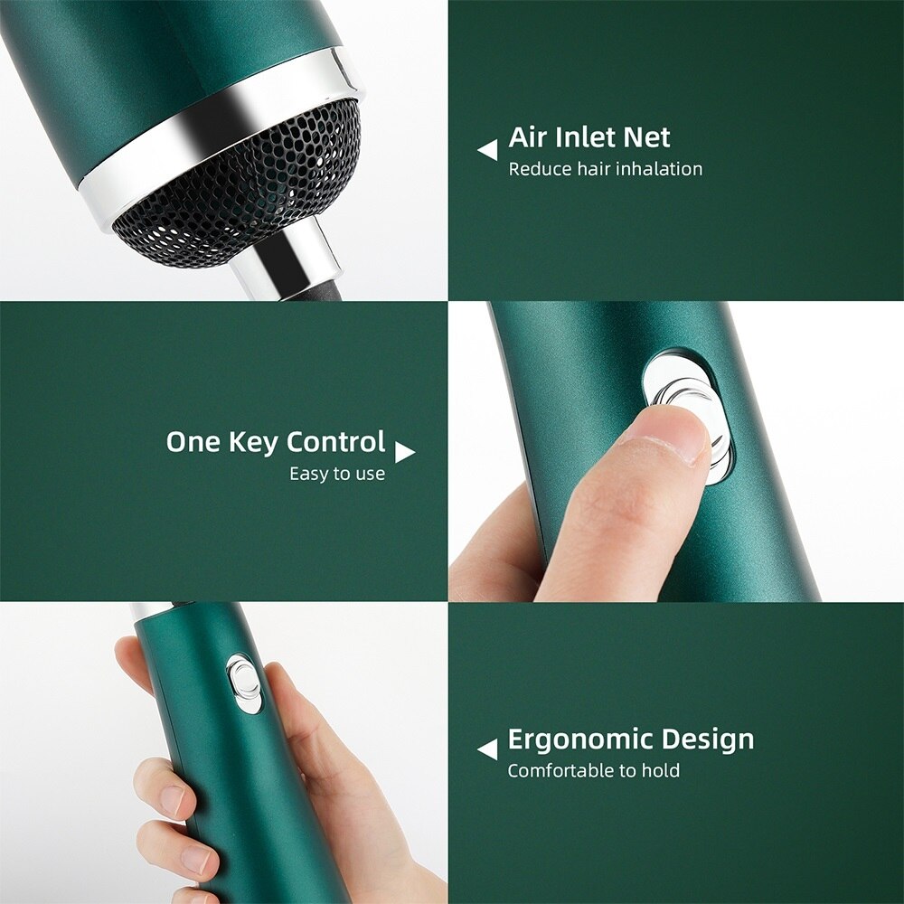 Ionic -Air Brushes 3 In1 Volumizer Hair Curler Hair Straightener Comb 360 Rotating Curling Hair Style Waves Curls Dryer Salon