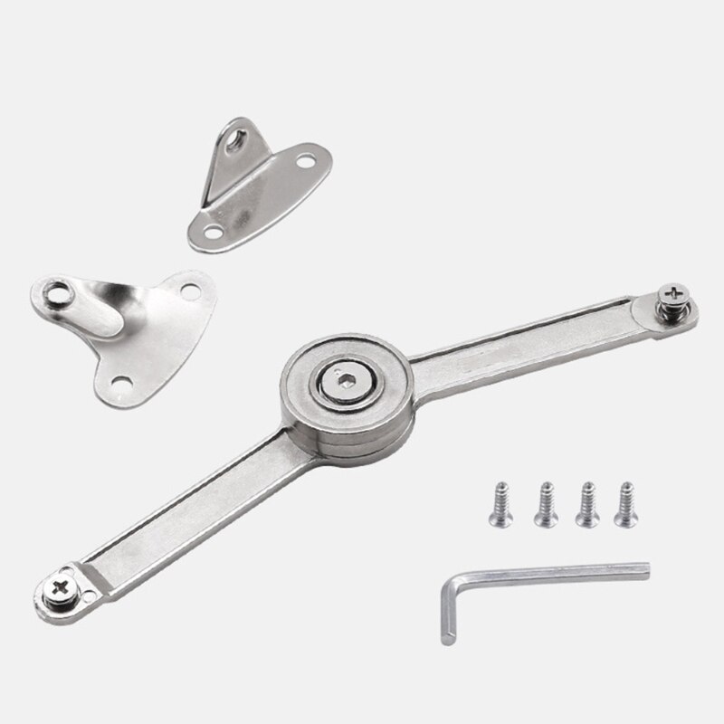 Lid Hinges Soft Close Lid Stay Hinge Heavy Duty Lid Support Hinge Folding Toy Box Hinge 75°/ 90° / 110° Angle Lid Stays