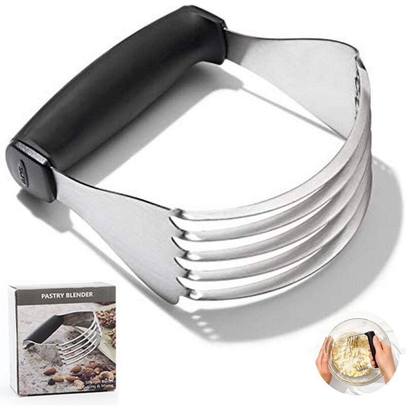Pastry Cutter Dough Blender Top Pastry Cutter with Heavy Duty Stainless Steel Blades Butter Cutter Flour Mixer