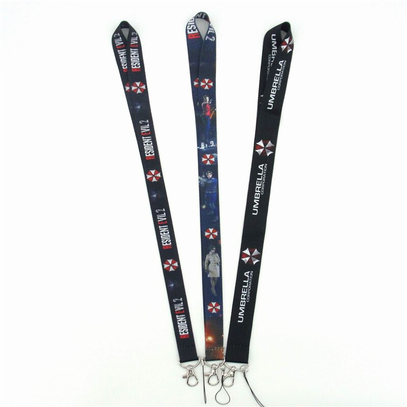 Pattern Neck Lanyard Keychain ID Card Gym Mobile Phone Belt USB Badge Clip DIY Sling Material Model Number Size"