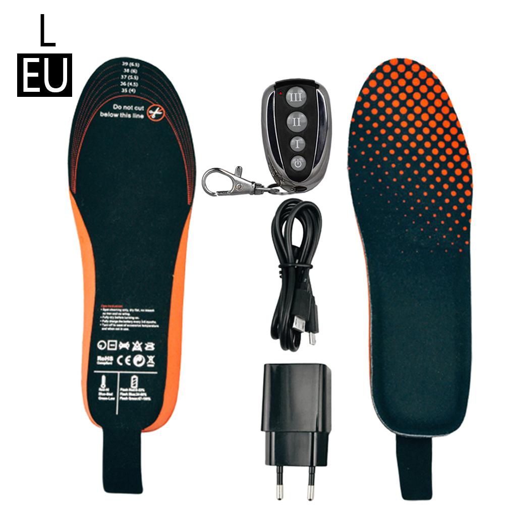 1 pari usb lämmitetyt kengän pohjalliset jalkatyyny jalat lämmittimet sukkatyynyt matto ulkourheilukengät lämmitys pohjallinen talvella lämmin litiumakku: D