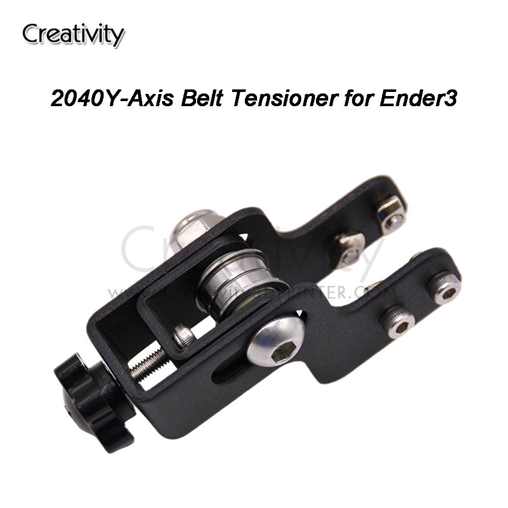 Tensor de correa serie Ender 3 CR10, perfil , eje X 2040 4040, eje Y, correa síncrona de sincronización, tensión de estiramiento, pieza de impresora 3D: Plata