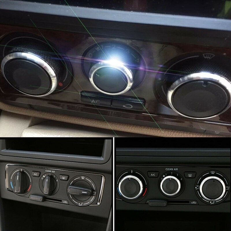 thumbnail interactive-video image 1 of For Toyota Tacoma 2005-2015 Heater Dash A/C Switch Knobs – Black ABS+Aluminum, Climate Control Button Set, OEM 55900-04020 1 of 3