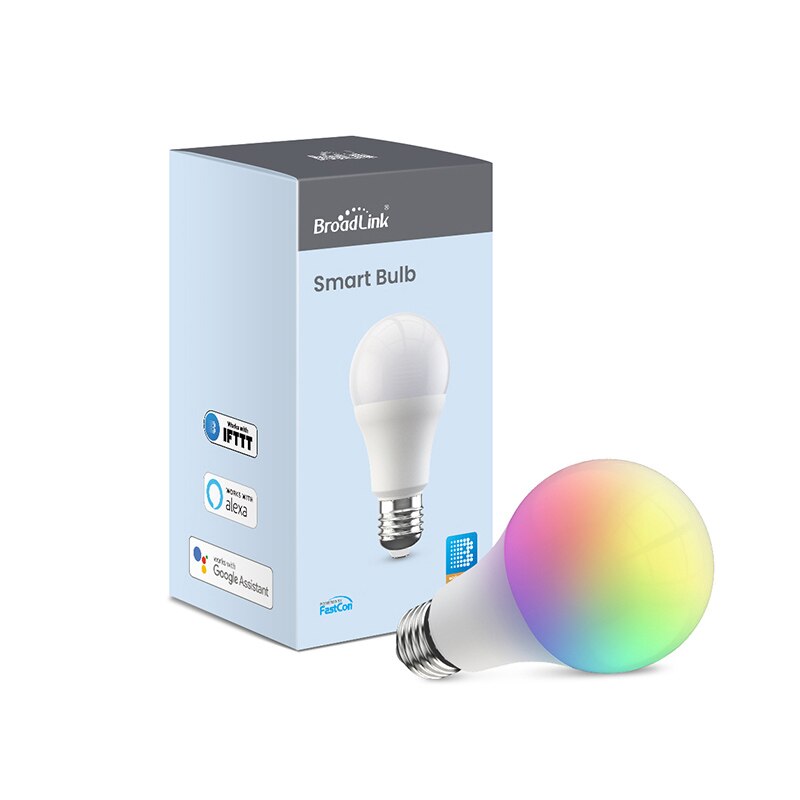 Smart Lamp Broadlink E27R1 Broadlink LB27R1 220V Wi-fi Slimme Rgb Led Lamp Werkt Met Alexa En Google Thuis