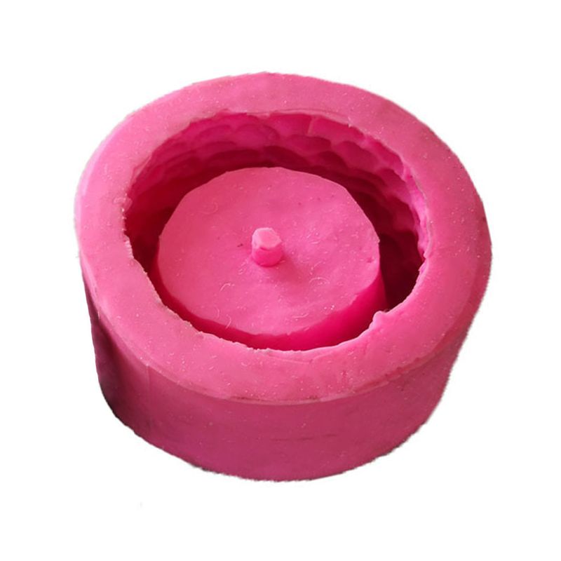 3D Tree Stump Silicone Flower Pot Mold Concrete Succulent Plant Mould DIY Candle: 3