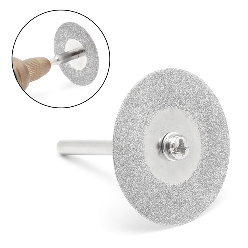 Diamant Zaagschijf Set - 5 Stuks - 20-30mm - Dremel Accessoire - Vernikkeld Staal