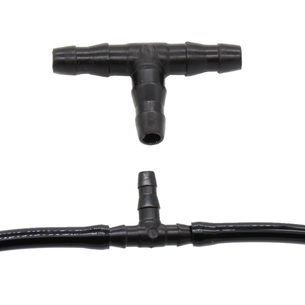 50 stuks Irrigatie 4/7mm Tee Connector 1/4 Inch Slang Tuin Gazon Water Irrigatie Connector 4/7mm Slang Connector