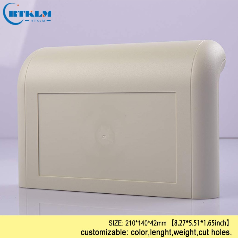 Electric box abs network plastic junction box diy plastic project box wifi distribution box IP54 desktop enclosure 210*140*42mm