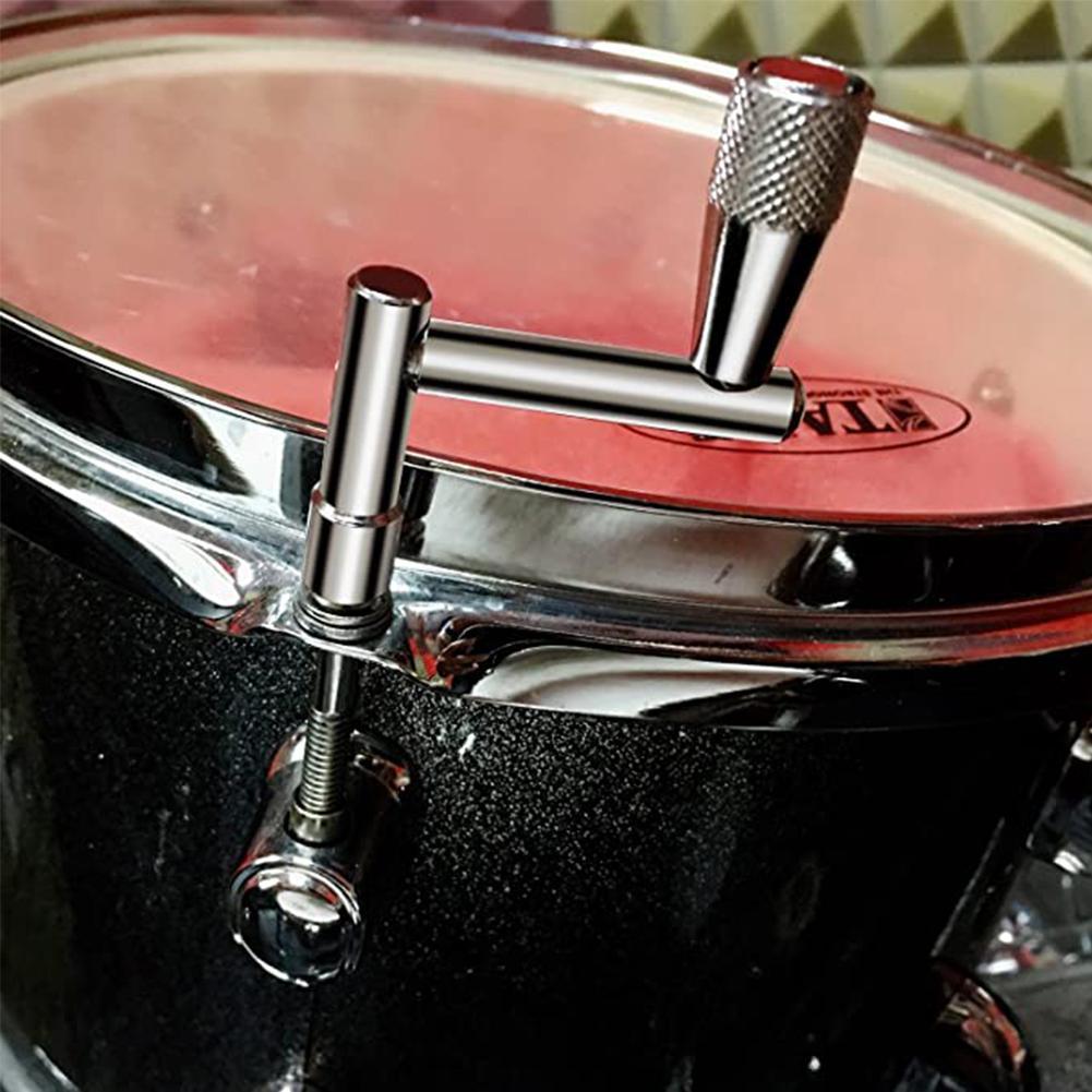 Llave de tambor estándar de Metal de 4 piezas, llave de sintonización de tambor para baterista, Musical, accesorios de piezas de repuesto de tambor