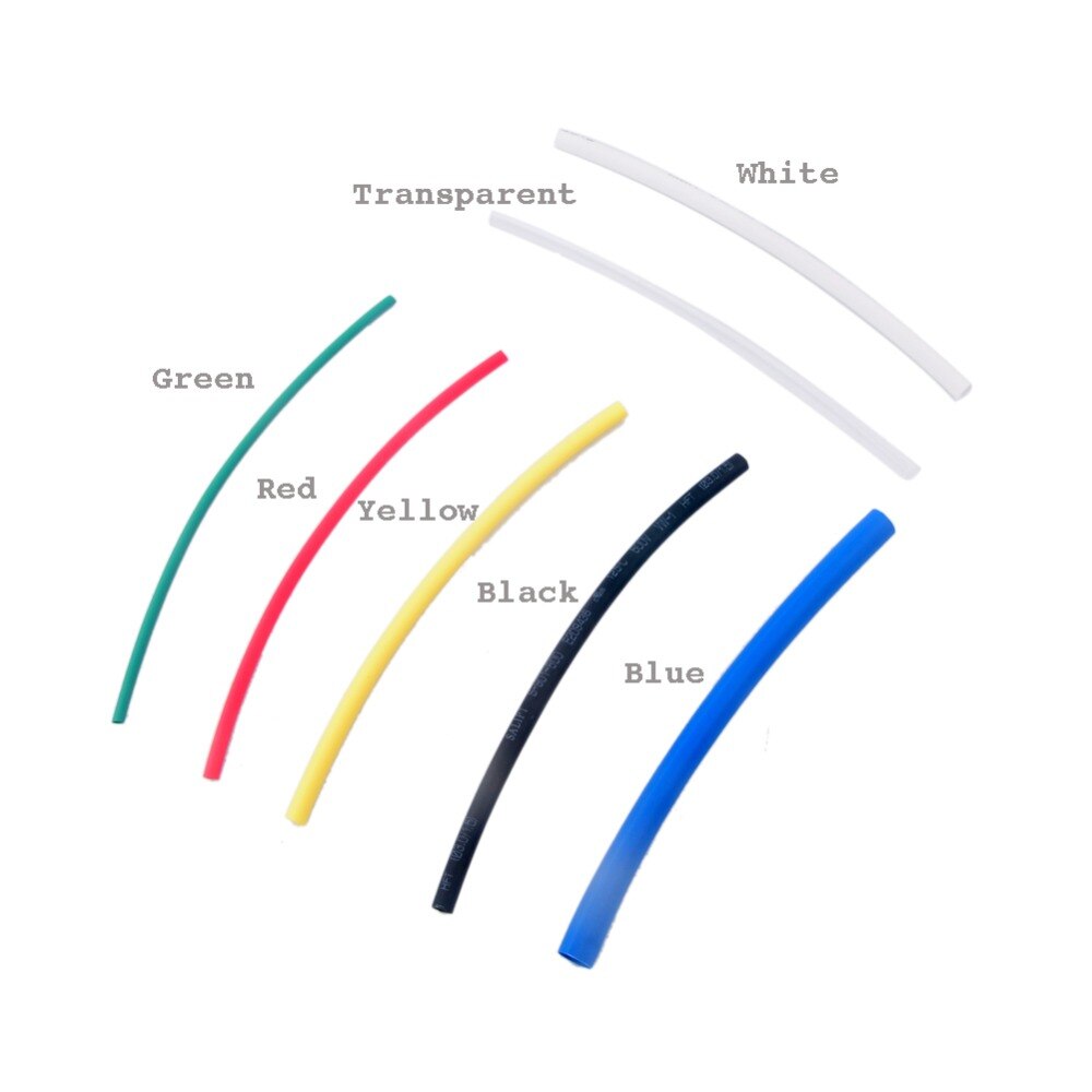 RCmall 2:1 Heat Shrink Tubing Wrap Electrical Cable Sleeving Wire Kit DIY0054