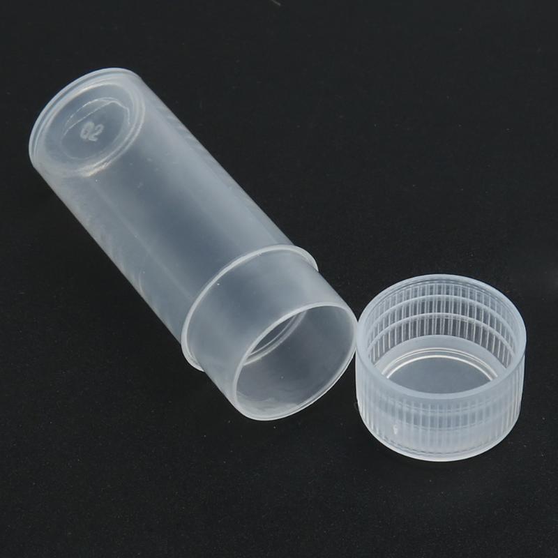 50PCS 5ML Empty Plastic Sample Bottles Cosmetic Containers Small Storage Contain Jar Bottle Refillable Bottle Measuring Tools