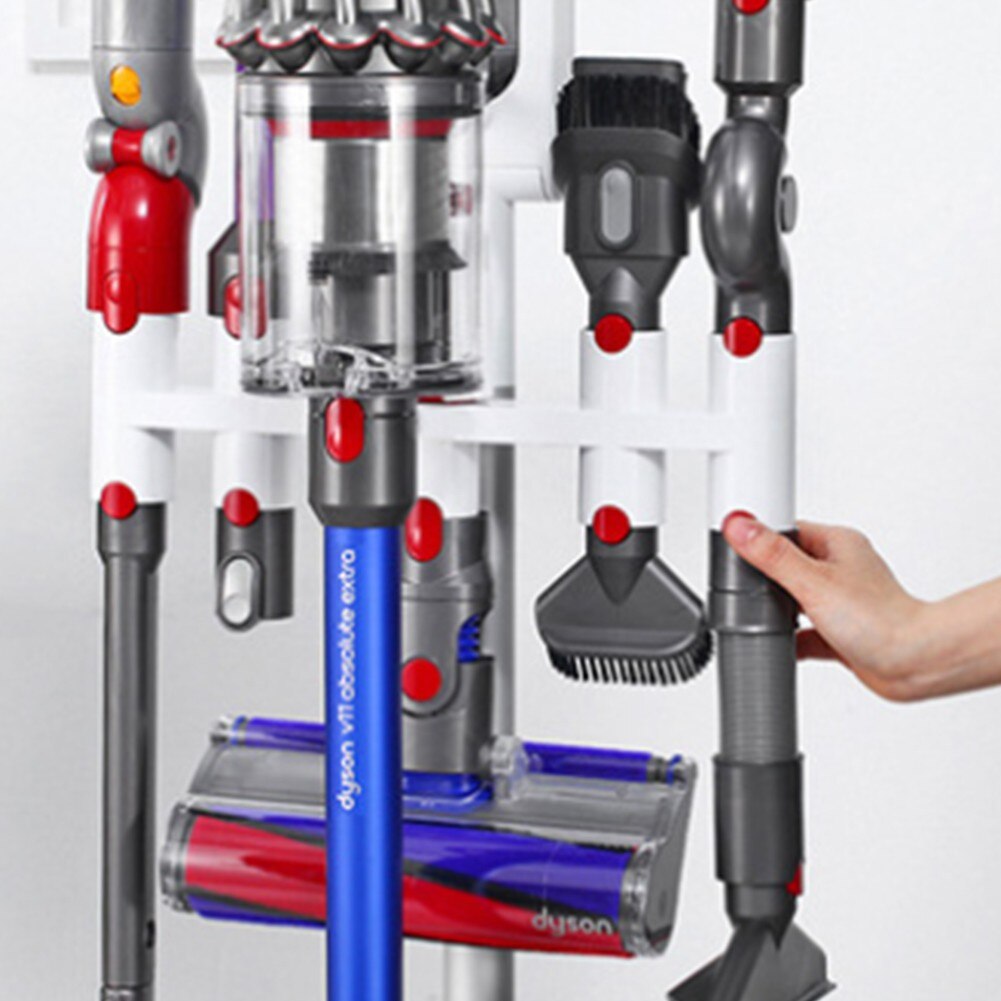 1x oppbevaringsbraketter rengjøringsbørster holder stativ erstatte for dyson  v11 v12 v15 dok  k9 oppbevaringsbrakett tilbehør støvsuger