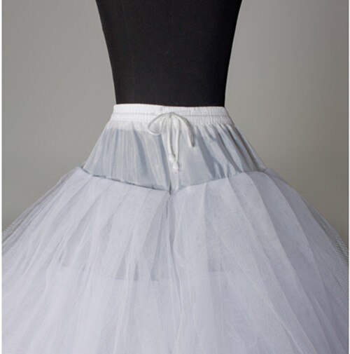 White 3/6/8 Layer Tulle Petticoat Wedding accessories vestido branco underskirt jupon mariage petticoat woman