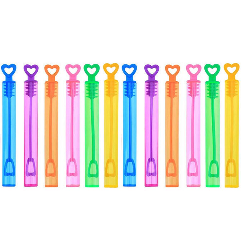 40 stücke Leere blasiert ZauberstäSein Flasche Sortiment Party Favor Spielzeug für freundlicher freundlicher Kleinkind Sommer Ich bin Freien Spielen Lieferungen Zufällige Farbe: Herz