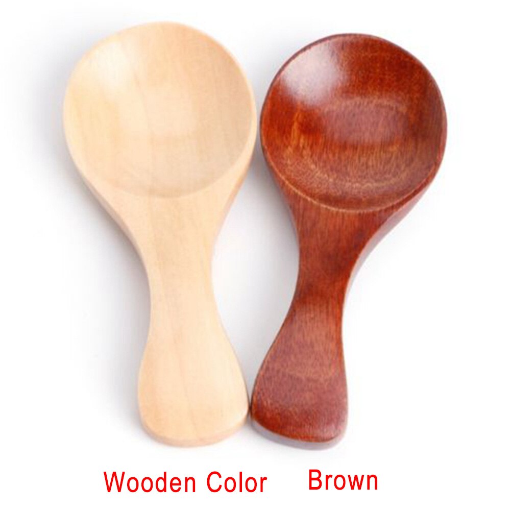 exquisit Leben Natürliche Holz Kleine Löffel Scoop Tee Honig Kaffee Würze Salz Zucker Löffel Baby Fütterung Geschirr Glatte