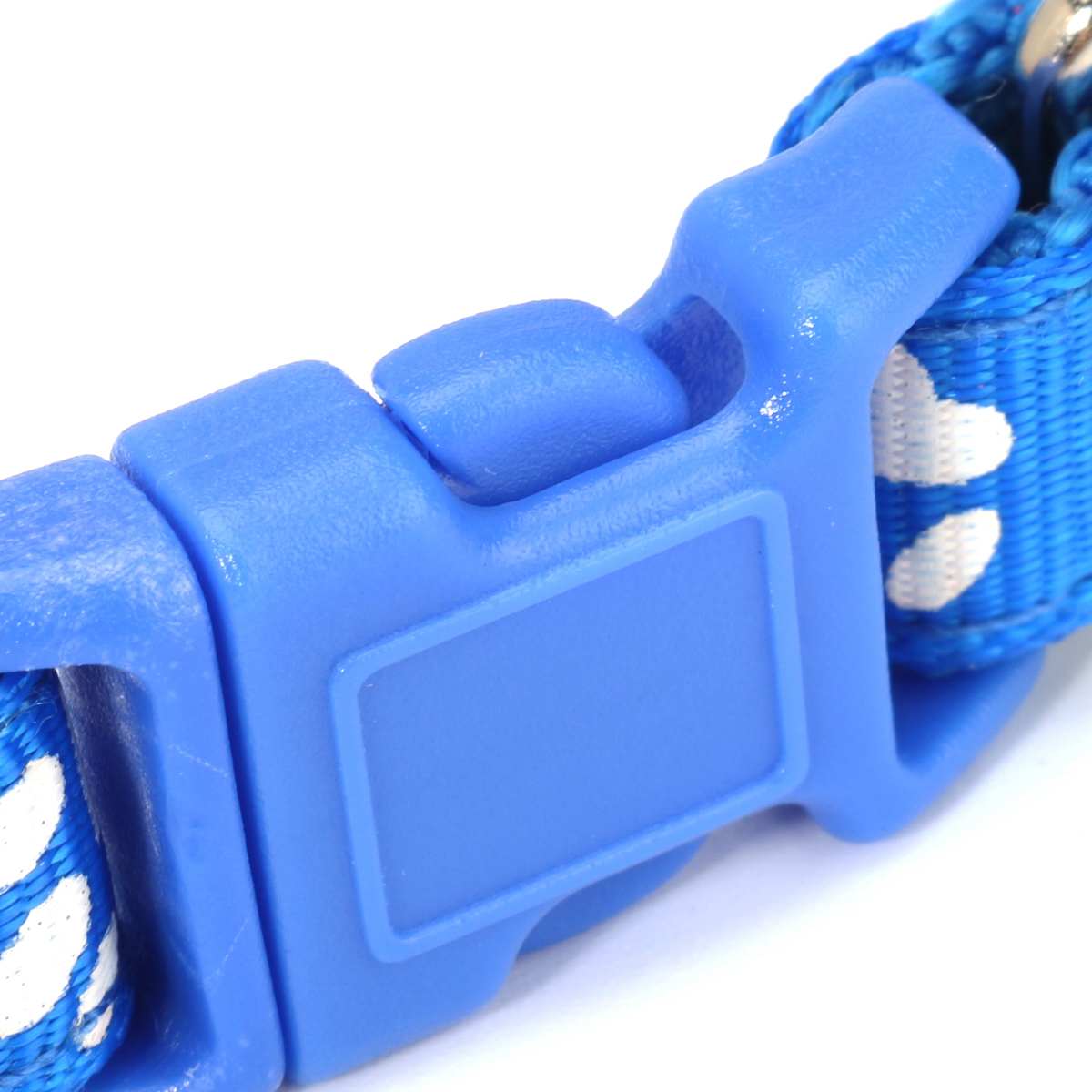 12 stks/partij Halsband Reflecterende Nylon met Bell Huisdier Leuke Mode Poot Hond Kat Puppy Charm Verstelbare Mooie Veiligheid Halsbanden