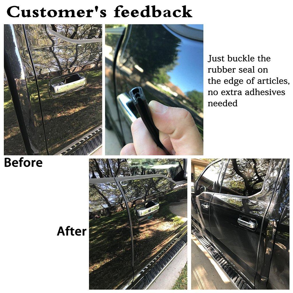 Auto Deur Edge Guards 13Ft Flexibele Rubber Edge Trim Voor Beschermen Randen van Auto 'S, Boten, voertuigen & Metalen Glas Apparatuur