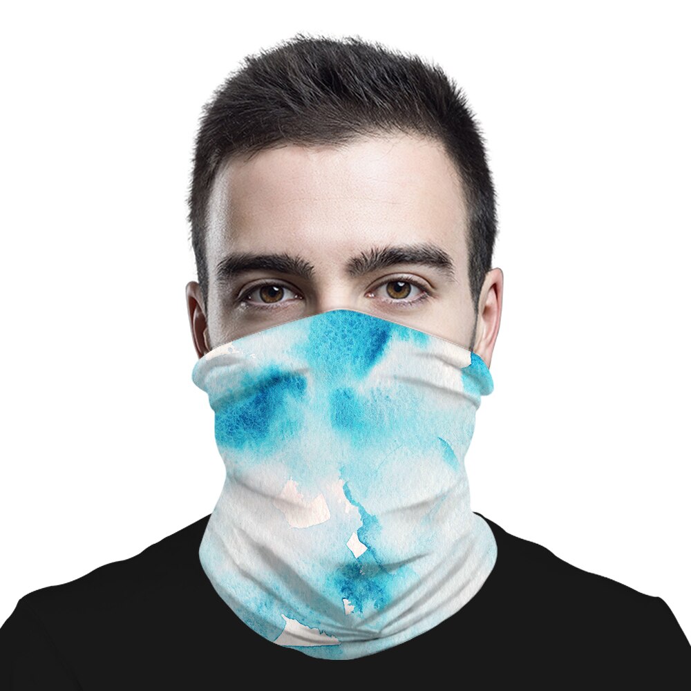 Anti-UV homme et femme sans couture cagoule magique écharpe cou visage couverture tête Bandana bouclier Halloween habiller hommes vélo