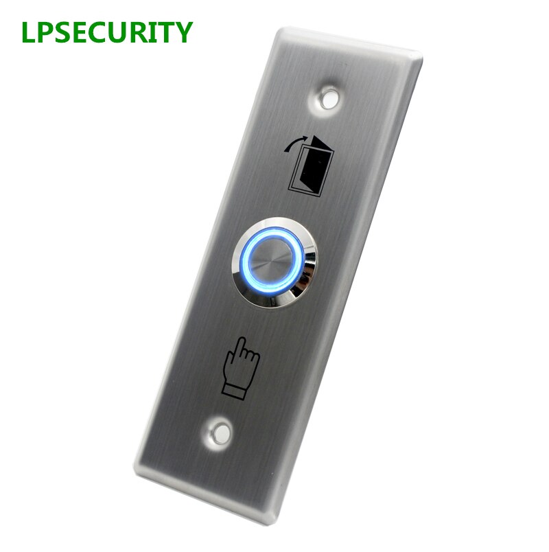 LPSECURITY LED Door lock stainless steel key Release Exit Button Sensor Switch/door access push button