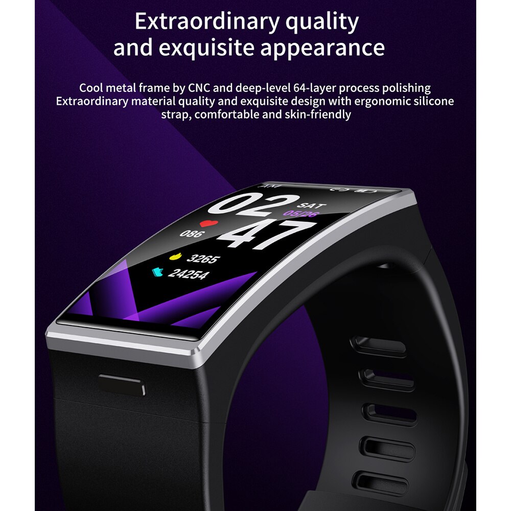 Xiaomi IP68 Waterproof Smart Watch 1.9 Inch 170*320 Screen SmartWatch Sport Heart Rate Blood Pressure Band Android IOS Men Women