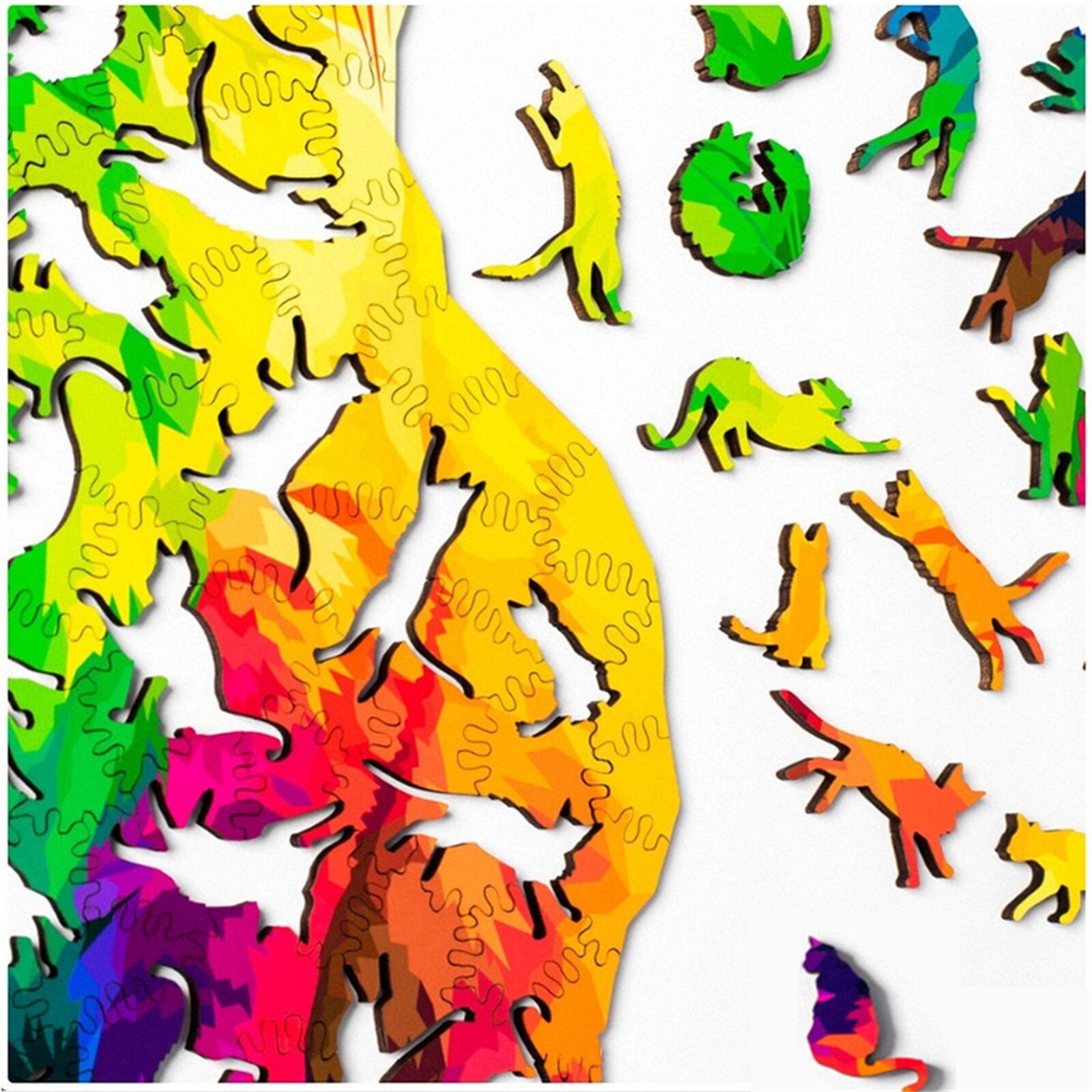 Houten Puzzel Onregelmatige Puzzel Unieke Vorm Stukken Cadeau Voor Volwassenen En Kinderen Drinken Spel Voor Kinderen En Volwassenen Educatief Speelgoed