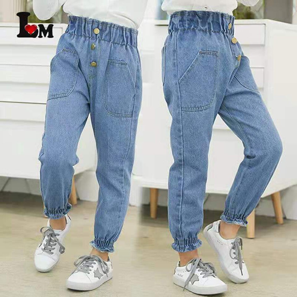 Pantalones para bebés para niños y niñas, pantalones de ocio cálidos de algodón y otoño, pantalones vaqueros, ropa para niños, pantalones vaqueros 4 5 6 7 8 9 10 11 12 13 años