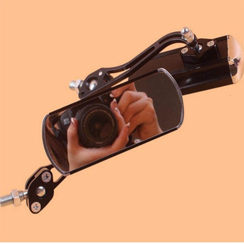 1 par 360 roterende fjellvei motorsykkel sykkel bakspeil sykling rektangel speil reflektor sykkel styre tilbehør