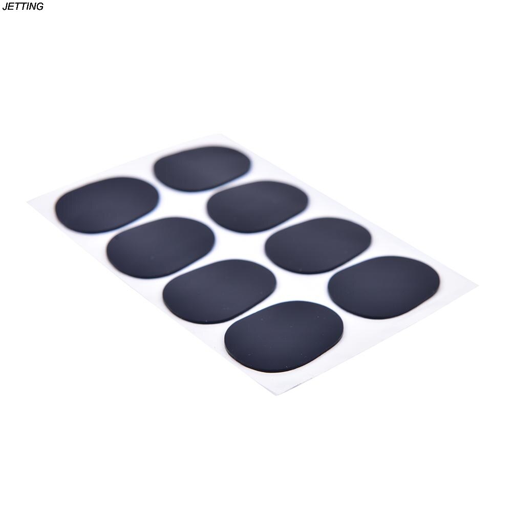 IRIN 8pcs Alto Black Rubber Saxophone Sax Blowing Mouthpiece Pads Patches Rubber Cushions Saxophone pad Durable 0.8mm