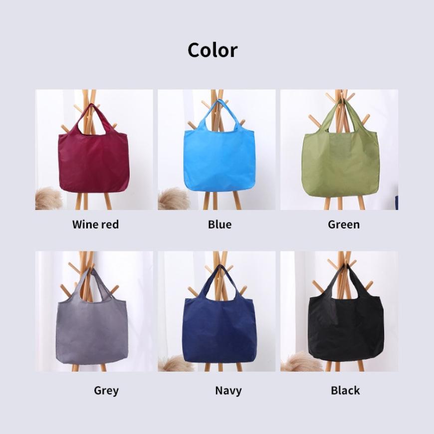 foldable Oxford waterproof cloth bag, supermarket shopping bag, environmental protection carrying bag, folding bag