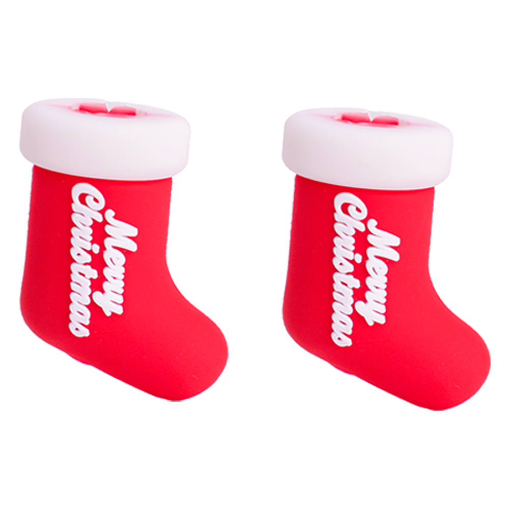 Christmas Cute USB Cable Protector Data Line Cord Protector Protective Case Cable Winder Cover for Apple iPhone Charging Cable: Brown